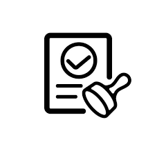 Approval seal icon